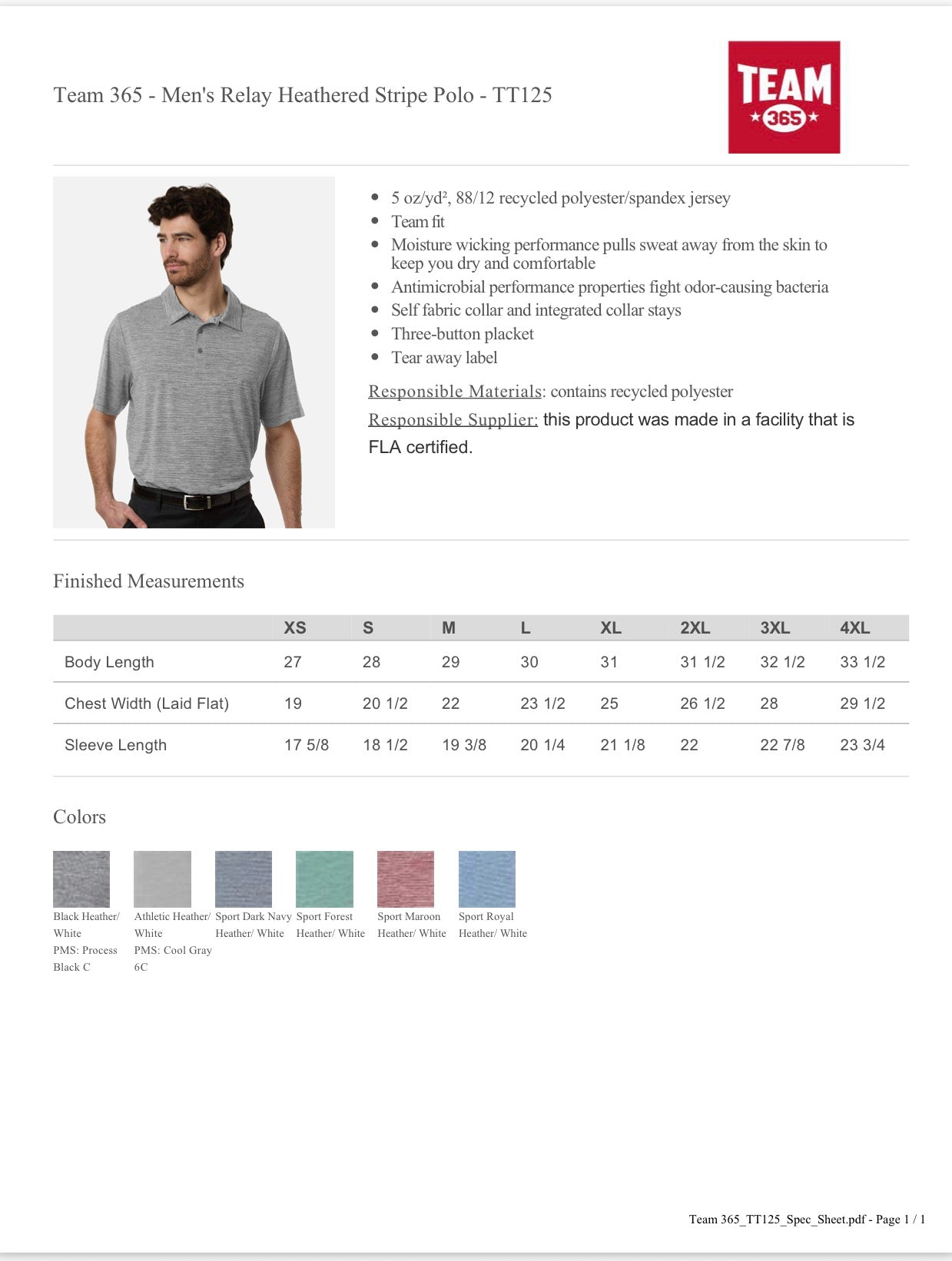 Men's Moisture-Wicking Polo